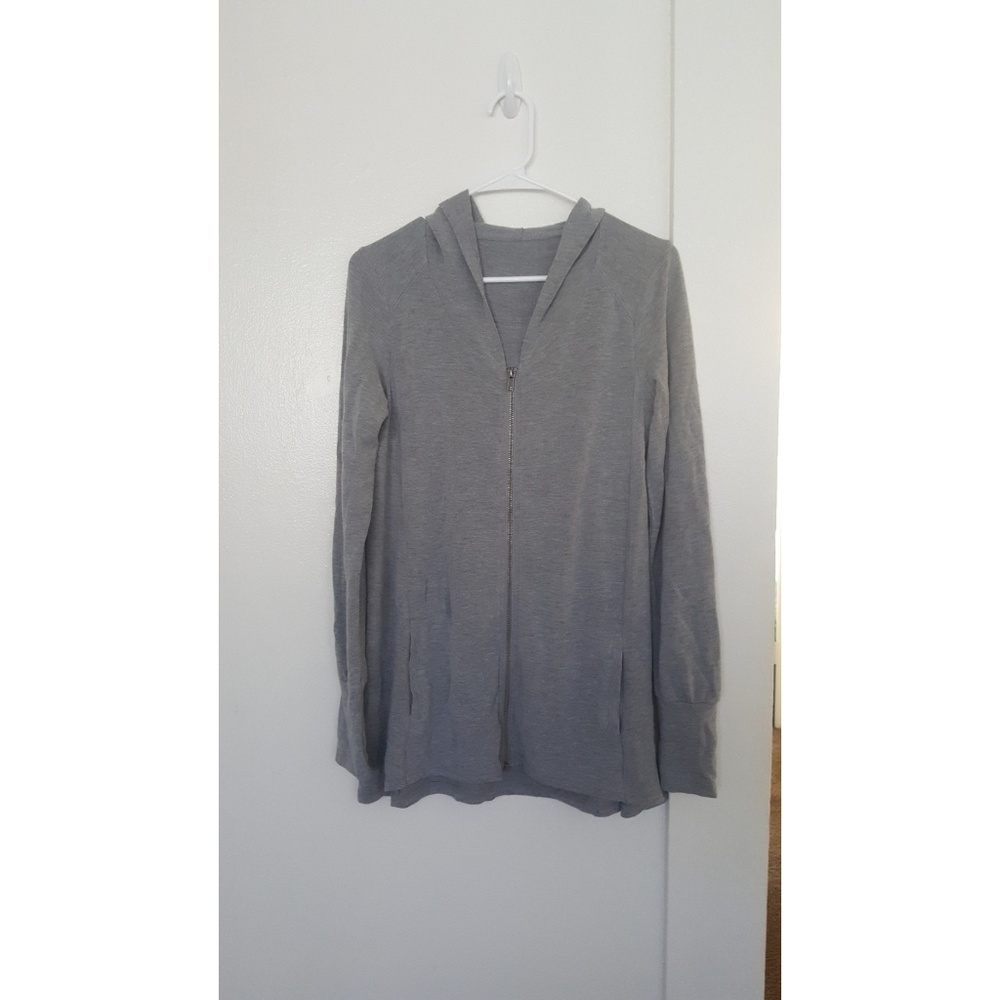Grey Trapeze Hoodie